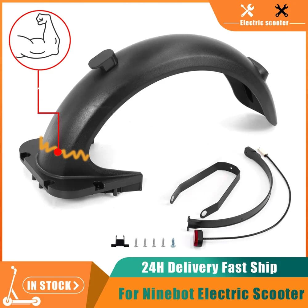 Parafango posteriore Parafango Fanale posteriore Kit staffa per Ninebot Max G30 Scooter elettrico Parafango posteriore Pneumatico Splash Guard Parte di ricambio