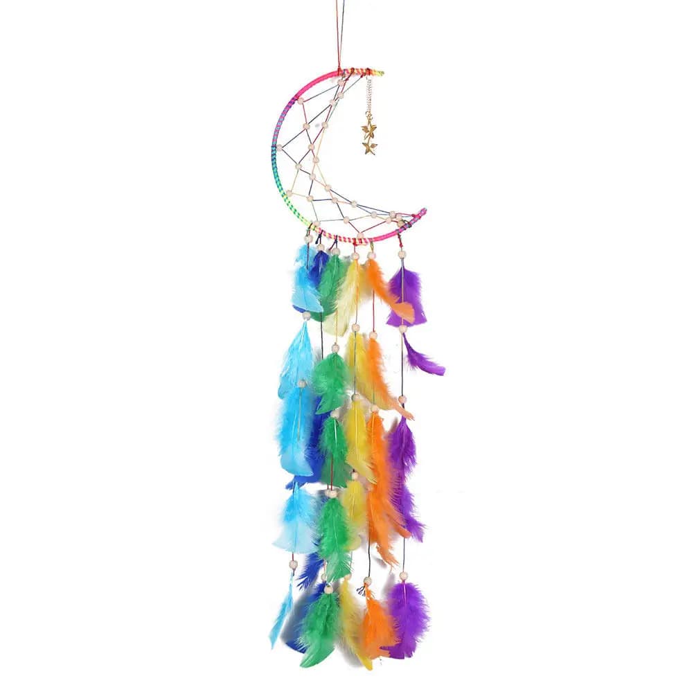 1Pcs Home Dreamcatcher Wall Hanging Pendant Handmade Natural Wooden Beads Fumigated Exquisite Craft Indoor Outdoor