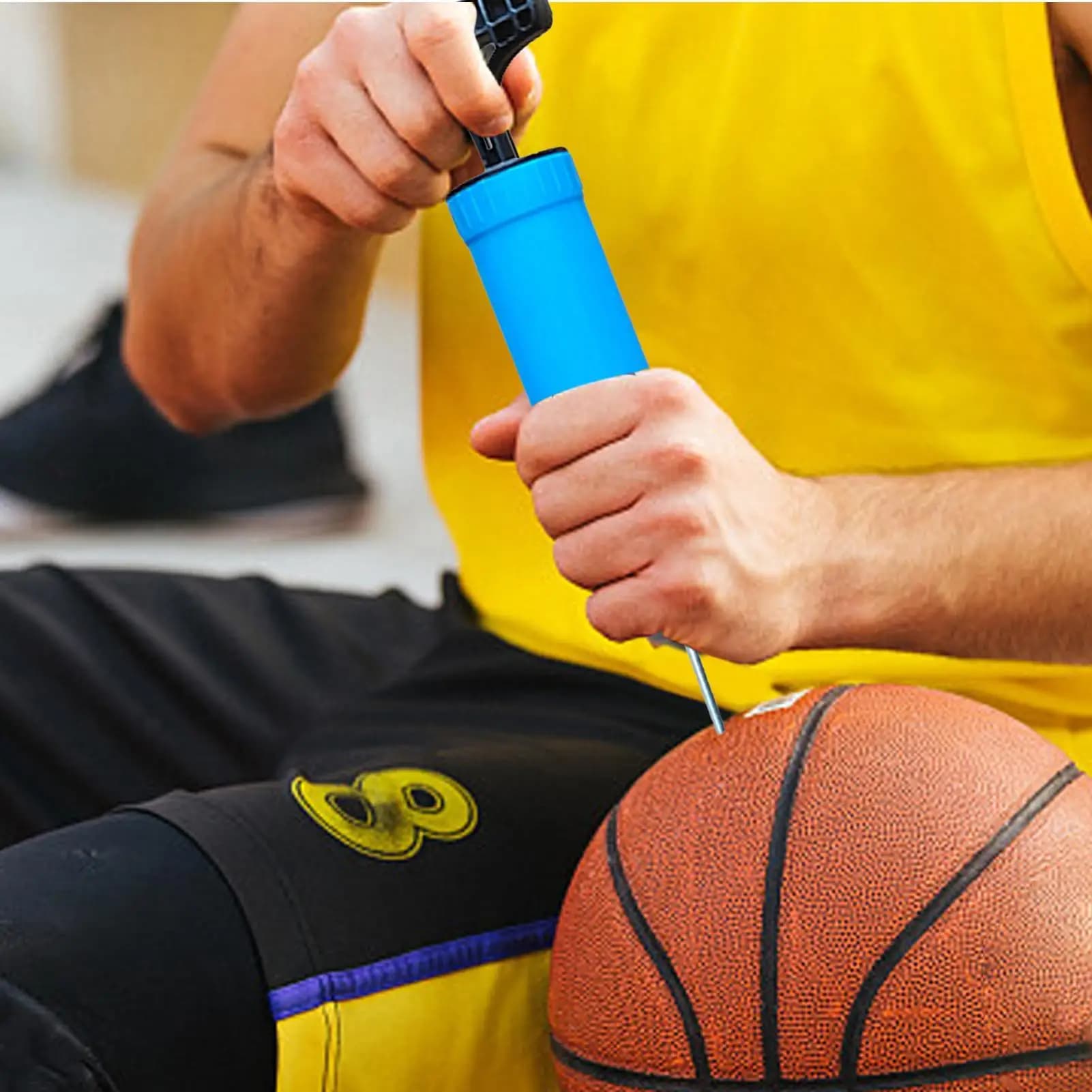 Air Pump for Balloons Volleyball Pump Manual Inflator Handheld Handheld Fast Inflatable Balloon Accessories Volleyball Football