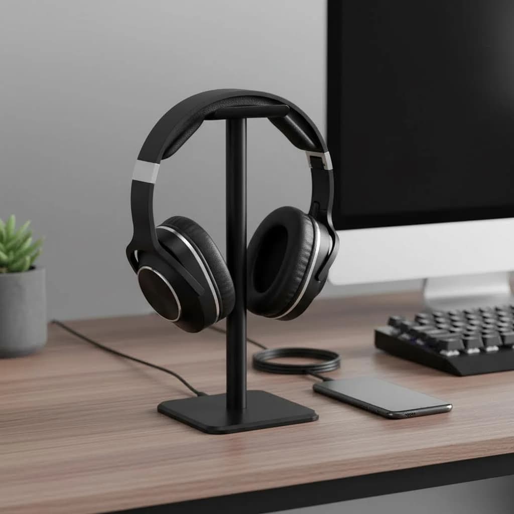 Universal Headphone Holder, Creative Desk Display for Gaming Headphones and Office