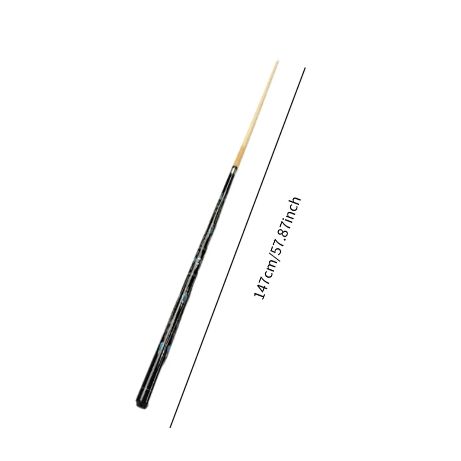 Stecca da Biliardo in Acero 147cm, Accessori Professionali per Allenamento, per Principianti, Uomini e Donne