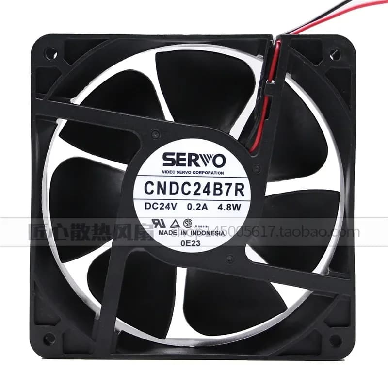 Original Japanese Servo CNDC24B7/R 12038 for 24V 0.2A 4.8W Double Ball Cooling Fan