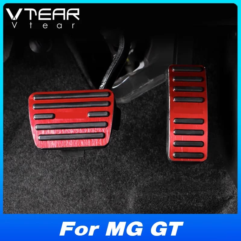 Per MG GT 2023 2024 Accessori Auto Pedale del freno dell'acceleratore Piastra poggiapiedi antiscivolo Modifica interna in alluminio Ricambi auto