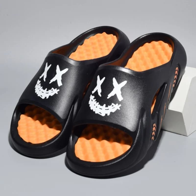 2025 nuove pantofole da massaggio da uomo sandali da interno ed esterno scarpe casual da spiaggia suole comode pantofole da uomo grandi