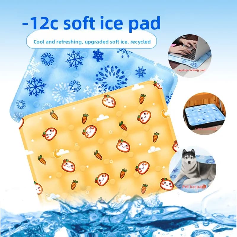 Cross-border dog ice nest anti-bite sleeping mat mat pet cool pad kennel summer cool nest pet ice pad upgrade
