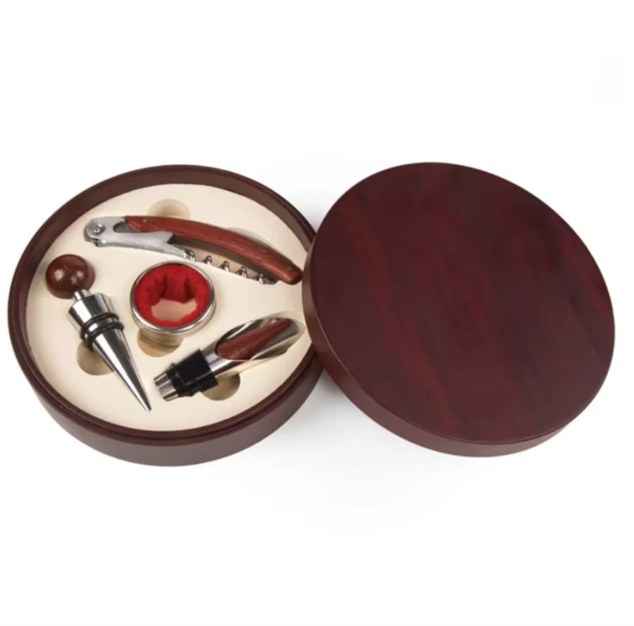 portable red Wine Beer Bottle Opener plug oring Cork Screw set seahorse gift package safe cut can Kitchen Bar Tools wedding gift