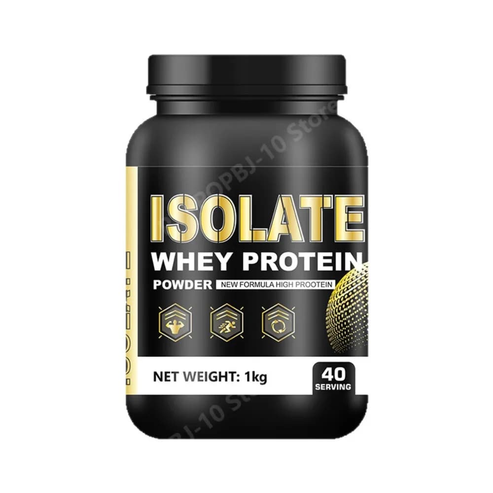 Proteine del Siero di Latte Isolate in Polvere, Integratore a Basso Contenuto di Grassi per Recupero Muscolare e Dieta Magra, Nutrizione Sportiva e Fitness 1kg