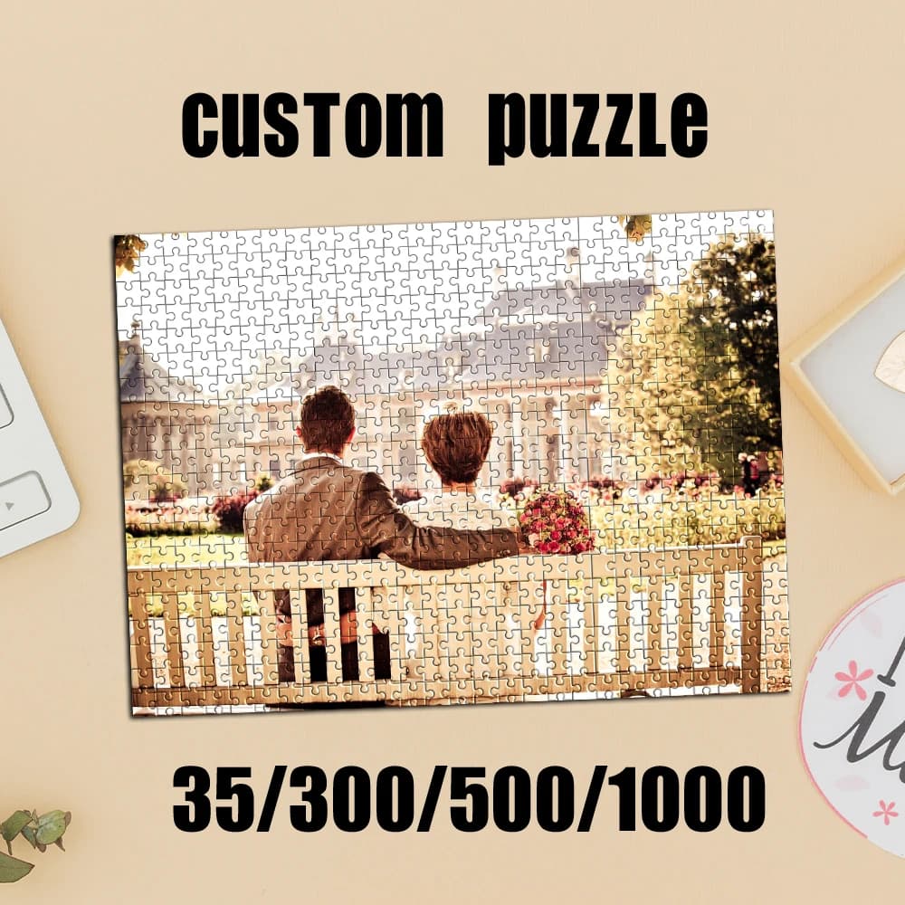 Puzzle personalizzato con foto da 35/300/500/1000 pezzi, foto di gruppo personalizzabile, regali di compleanno per amanti degli animali domestici