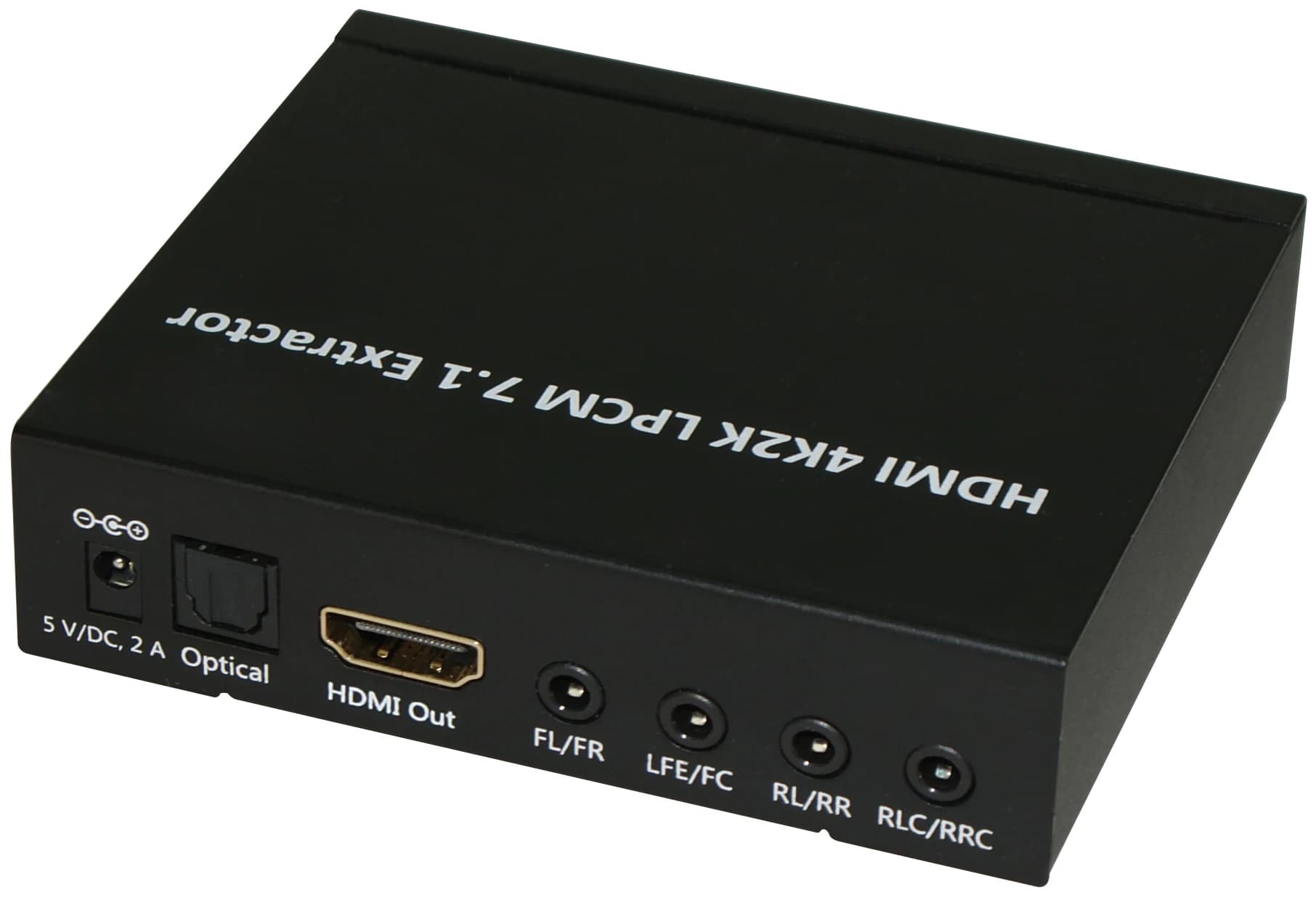 Estrattore Audio HDMI, convertitore Audio HDMI 4k con uscita Audio ottica, supporto LPCM 2/5.1/7.1CH,4x3.5mm,DTS,DTS-HD Master