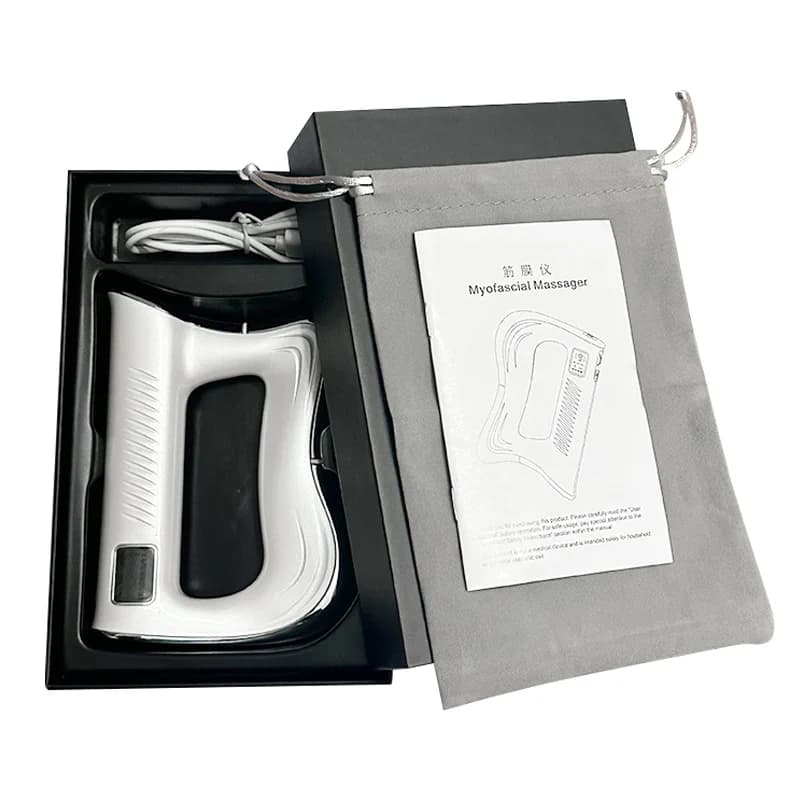 Electric Band Knife Massage Gun Scraper Viso Guasha Massage Body Relaxation Muscle Microcurrent Massage Heating Vibration