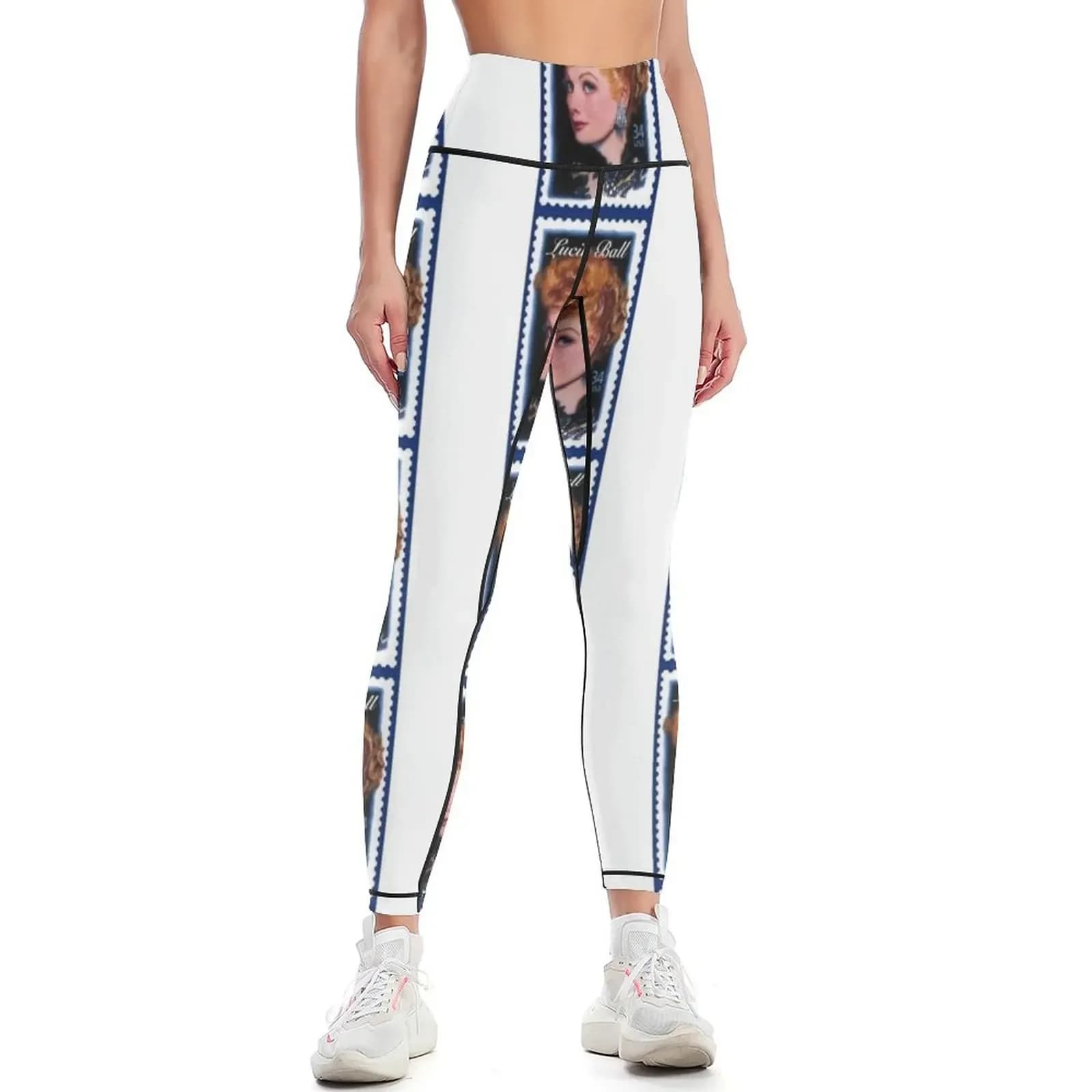 Leggings Lucille Ball Stamp, leggings per fitness, leggings push up da donna, sportivi, da tennis, per fitness, leggings da donna