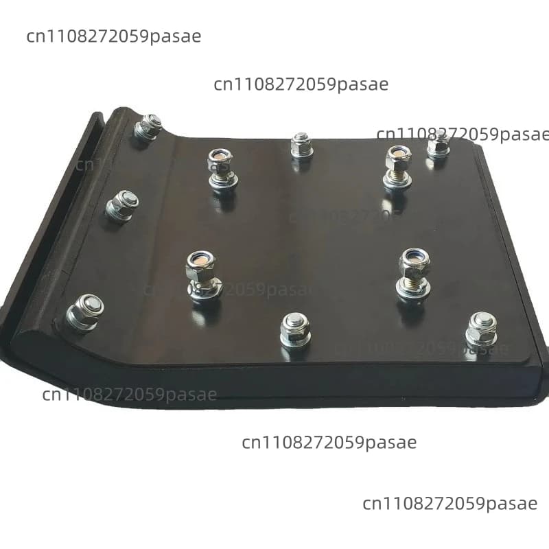 Base set for volleyball poles with base plate, spacers and screws - Sports training equipment
