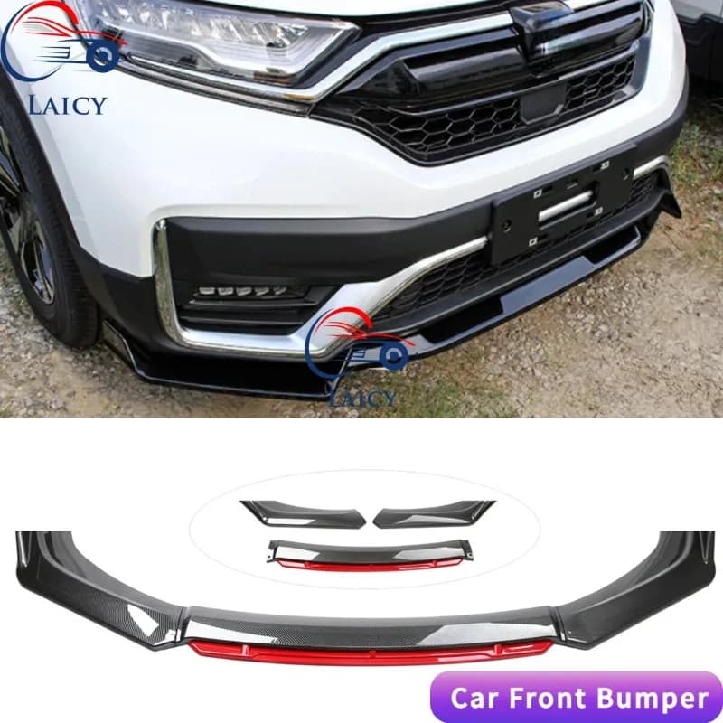 LAICY For H0nda CRV EX 2017-2020 Car Front Bumper Lip Auto Chin Spoiler Splitter Diffuser Body Kit Trim Protector Air Dam Cover