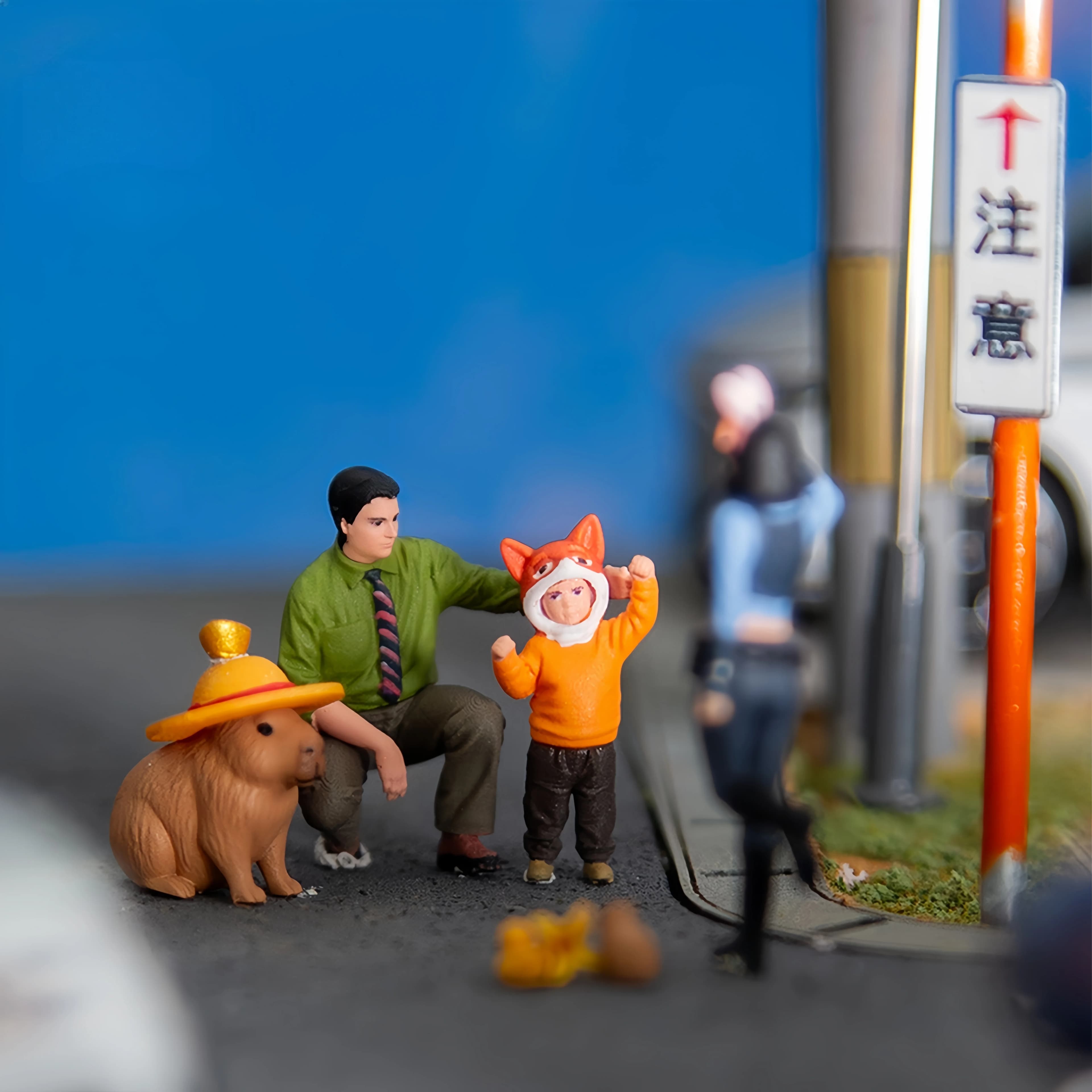 Figure in miniatura in scala 1:64, decorazioni, kit di modellini, accessori per modellismo, decorazioni creative per fotografia, collezione, esposizione.