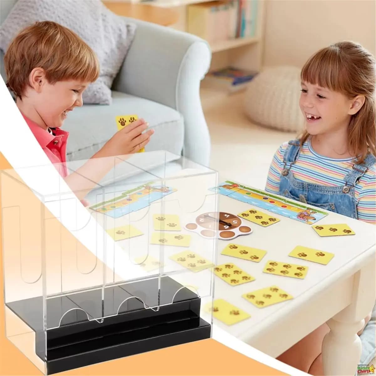 【AT48】 NUOVO Espositore per Carte da Collezione a 3 Scomparti in Acrilico, Organizzatore per Carte da Gioco, Sport, Camera da Letto e Ufficio A