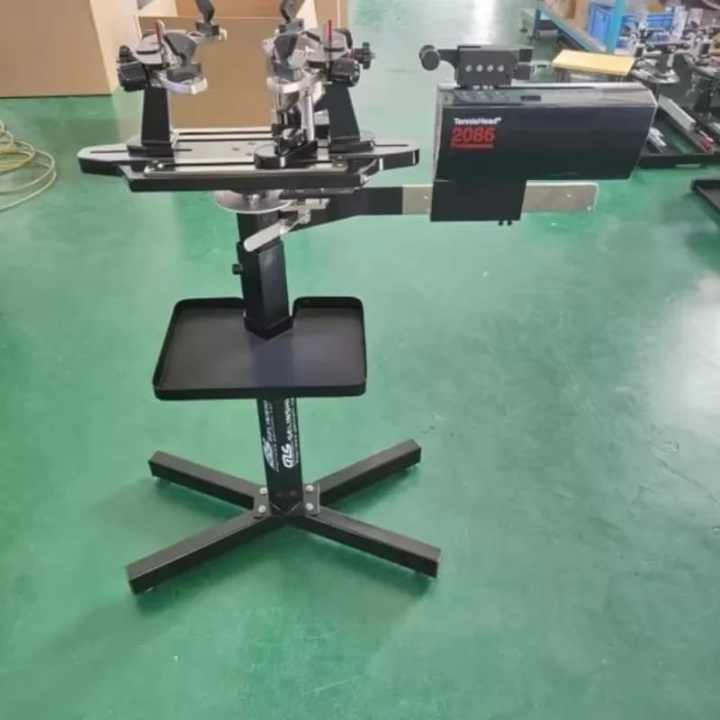 Macchina Elettrica per Incordatura Racchette da Badminton e Tennis, Incordatrice Verticale Automatica con Tensionatore WISE 2086