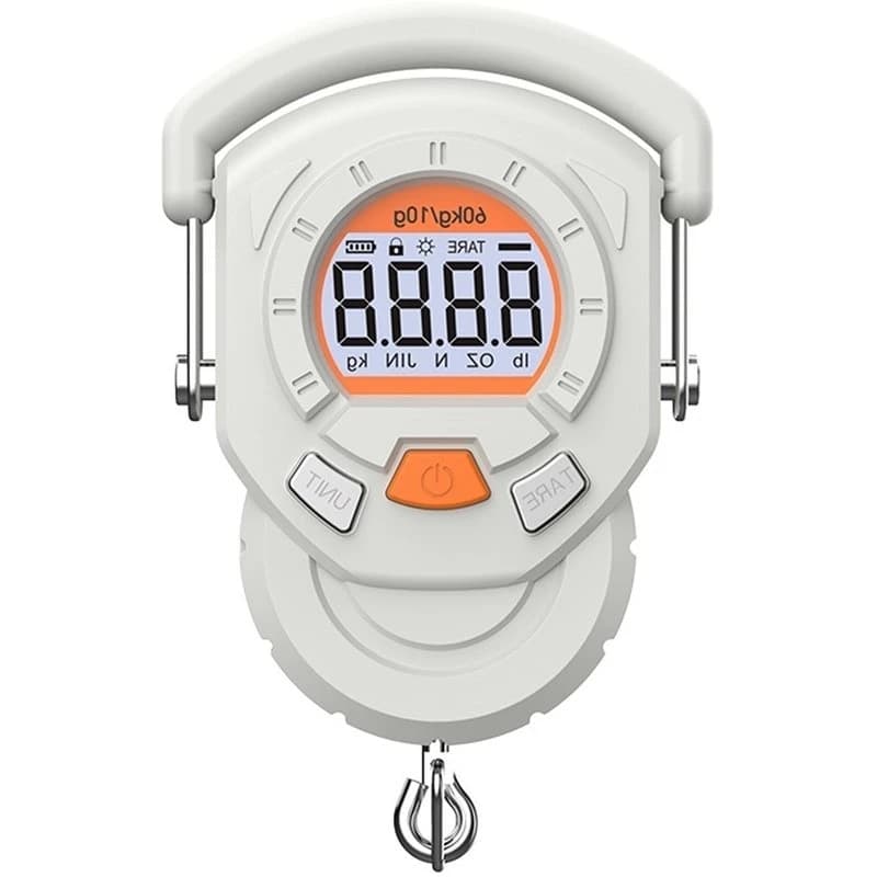 T23C Portable 60Kg 10G LCD Digital Display Hanging Scale Electronic Weighing Scale Luggage Fishing Traveling