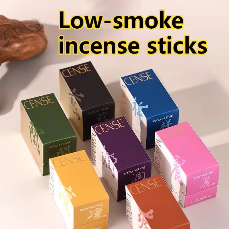 Bastoncino di incenso con ingredienti naturali importati dal Giappone/Camera da letto per la casa Soggiorno Calm Mind Aid Sonno Purifica l'aria Incenso a basso fumo