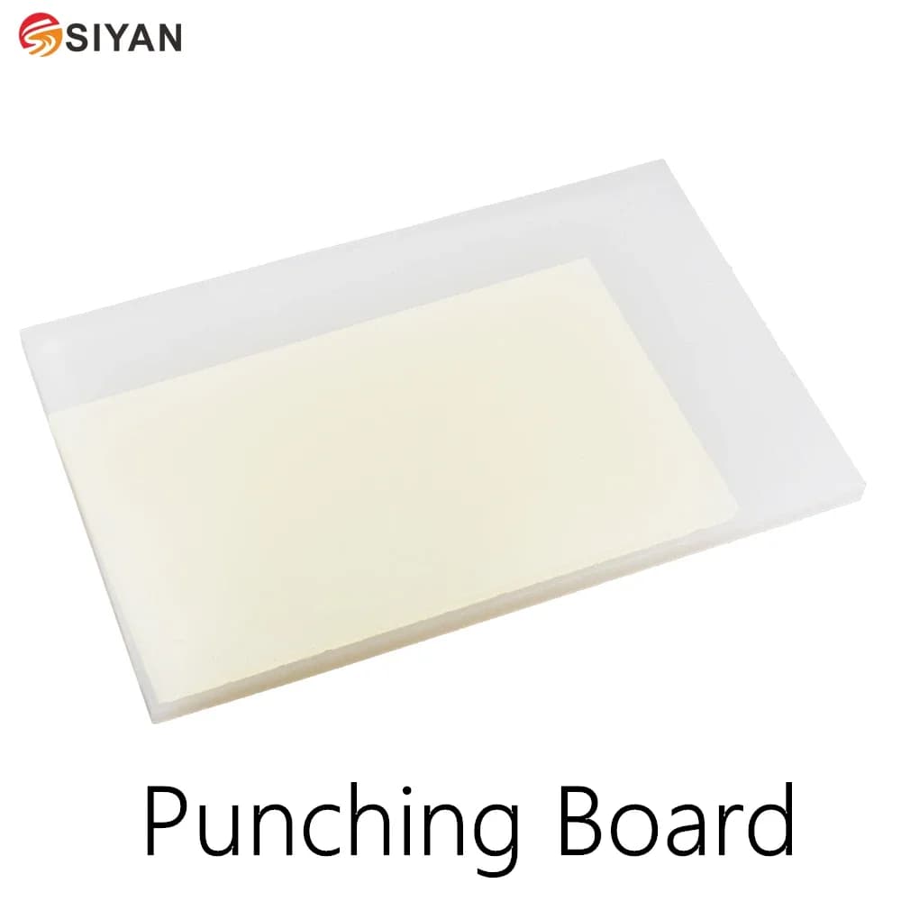 Tappetino da taglio per punzonatrice in PVC bianco Tappetino in gomma spessa per uso con timbri a mazzuolo - Scegli 2 dimensioni - Utensile da cucina e fai da te