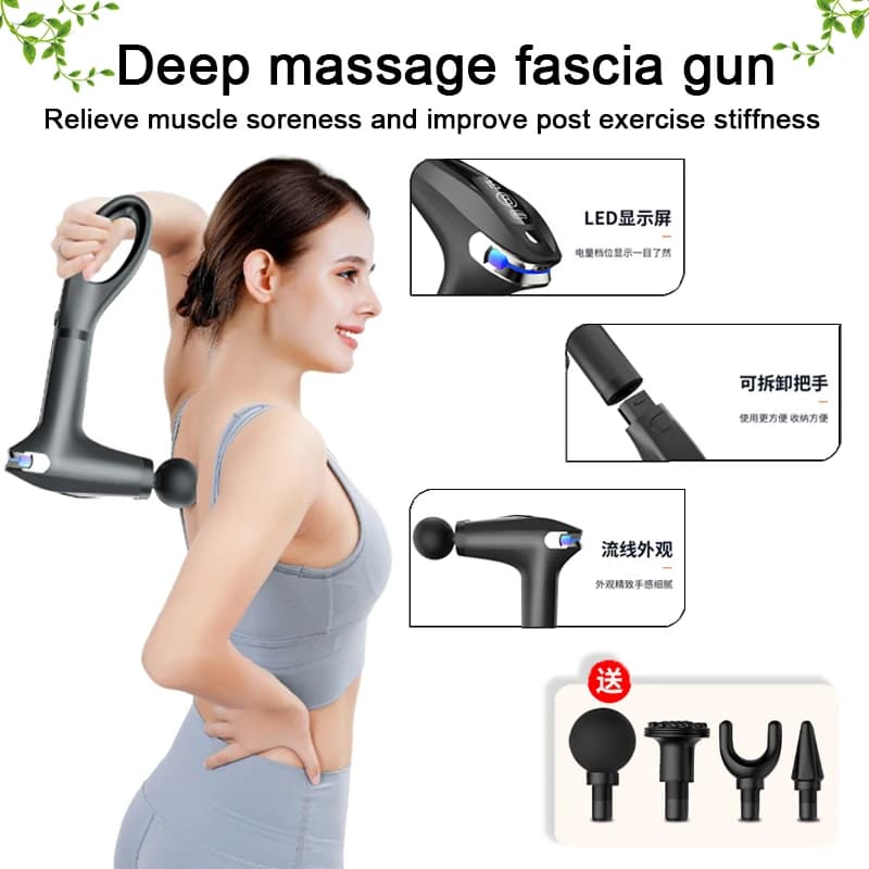 Mini Armband Electric Vibration Impact Portable Muscle Relaxation Massage Mask For Neck Multifunctional Diaphragm Machine
