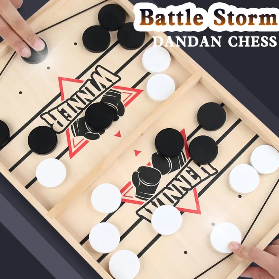 Hockey da tavolo Paced Sling Board Puzzle Gioco Vincitore veloce Festa Desktop Battaglia Scacchi Giocattoli interattivi genitore-figlio per bambini