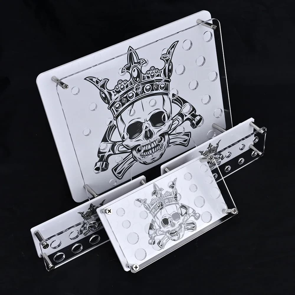 Wolfcoolvape Vape Supporto per espositore con punta antigoccia per 510/810 punte Rack di stoccaggio per organizer da scrivania per collezione Drip Tip 810/510