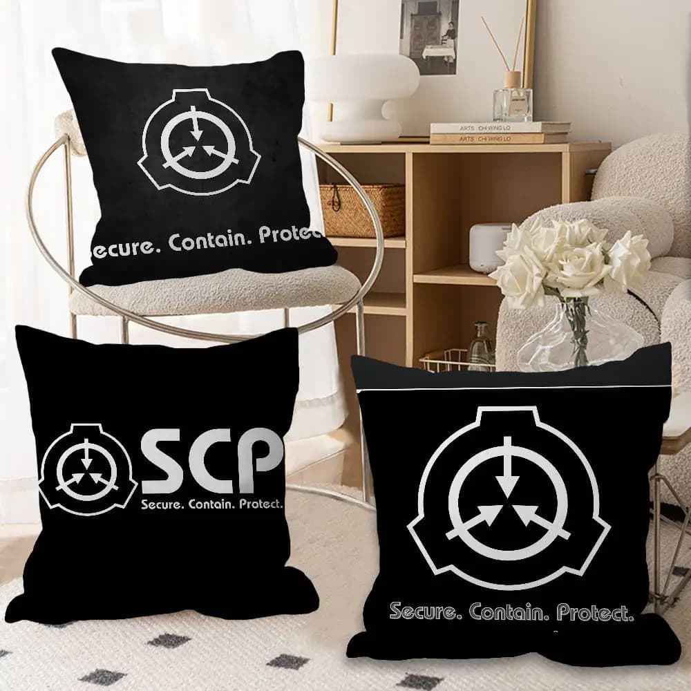 Funda per cuscino Foundation Scp F-Foundation, federa decorativa per cuscino da regalo, per camera da letto, casa, divano, sedia, decorazione per interni
