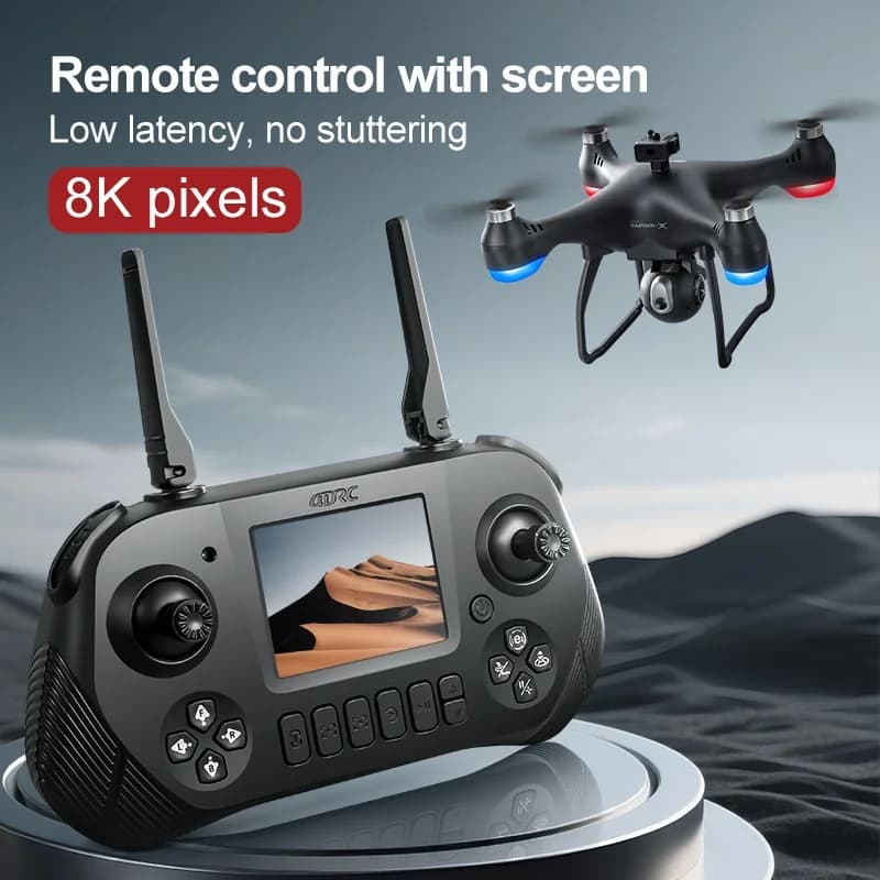 Nuovo F1 Schermo telecomando Drone 8K HD Macchina Fotografica WiFi FPV RC Drone Evitamento Ostacoli Quadcopter Elicottero Giocattoli Regali Per Bambini