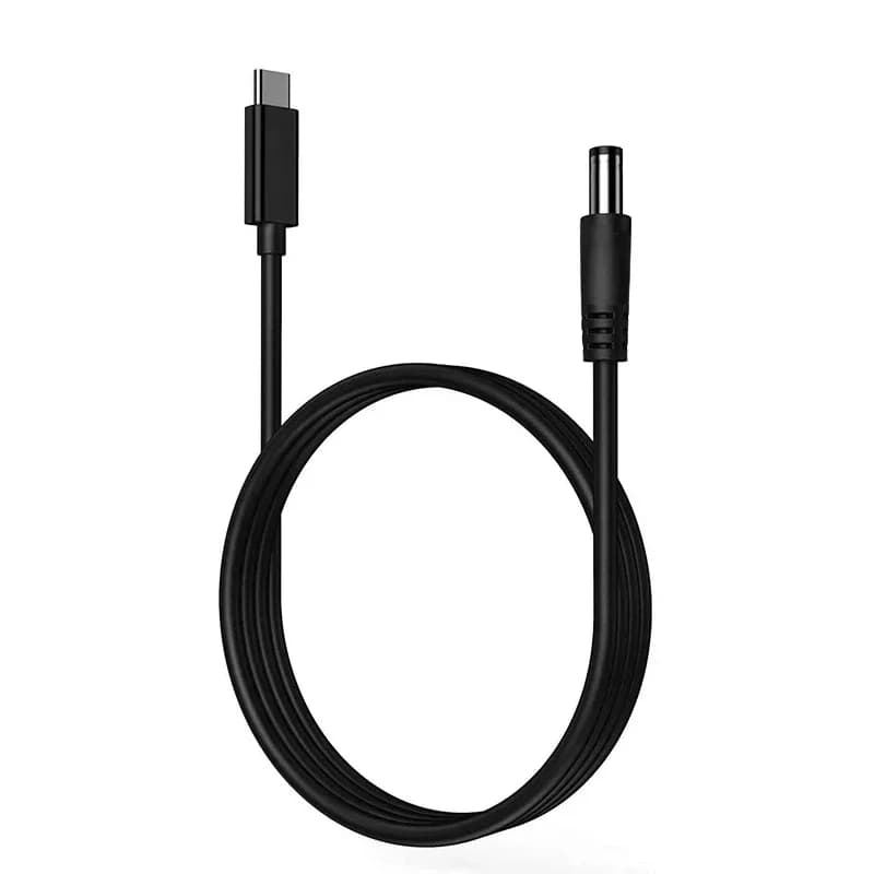 Cavo di alimentazione da DC a USB Type-C PD 9V 12V 15V 20V 5.5x2.1mm 2.5 per router wireless, laptop, strisce LED, altoparlanti, telecamere CCTV