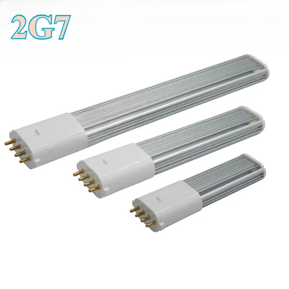 2G7 4W/120mm 6W/152mm 7W/165mm 10W/220mm 4P Tavolo Scrivania Barra di lettura Luce del tubo Spina orizzontale interna Lampadina LED Sostituisci 15W20W25W CFL