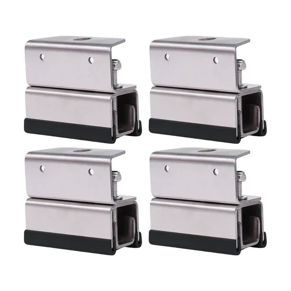 4pcs Van Roof Rack Mount Kits For PROMASTER For Boxer For DUCATO For JUMPER Stainless Steel RVs Photovoltaic Brackets Roof Rack