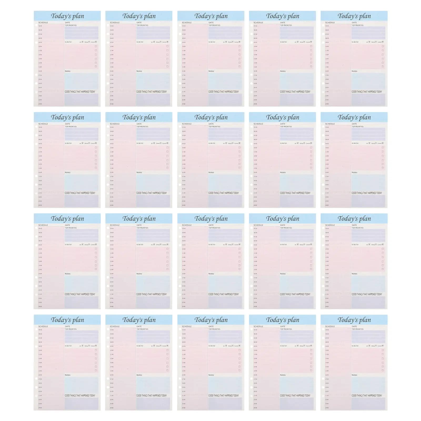 2 Books A5 Day Planner 2026 Weekly Monthly Planner Organizer Portable Notebook Work Study Personal Schedule Goal Journal Daily