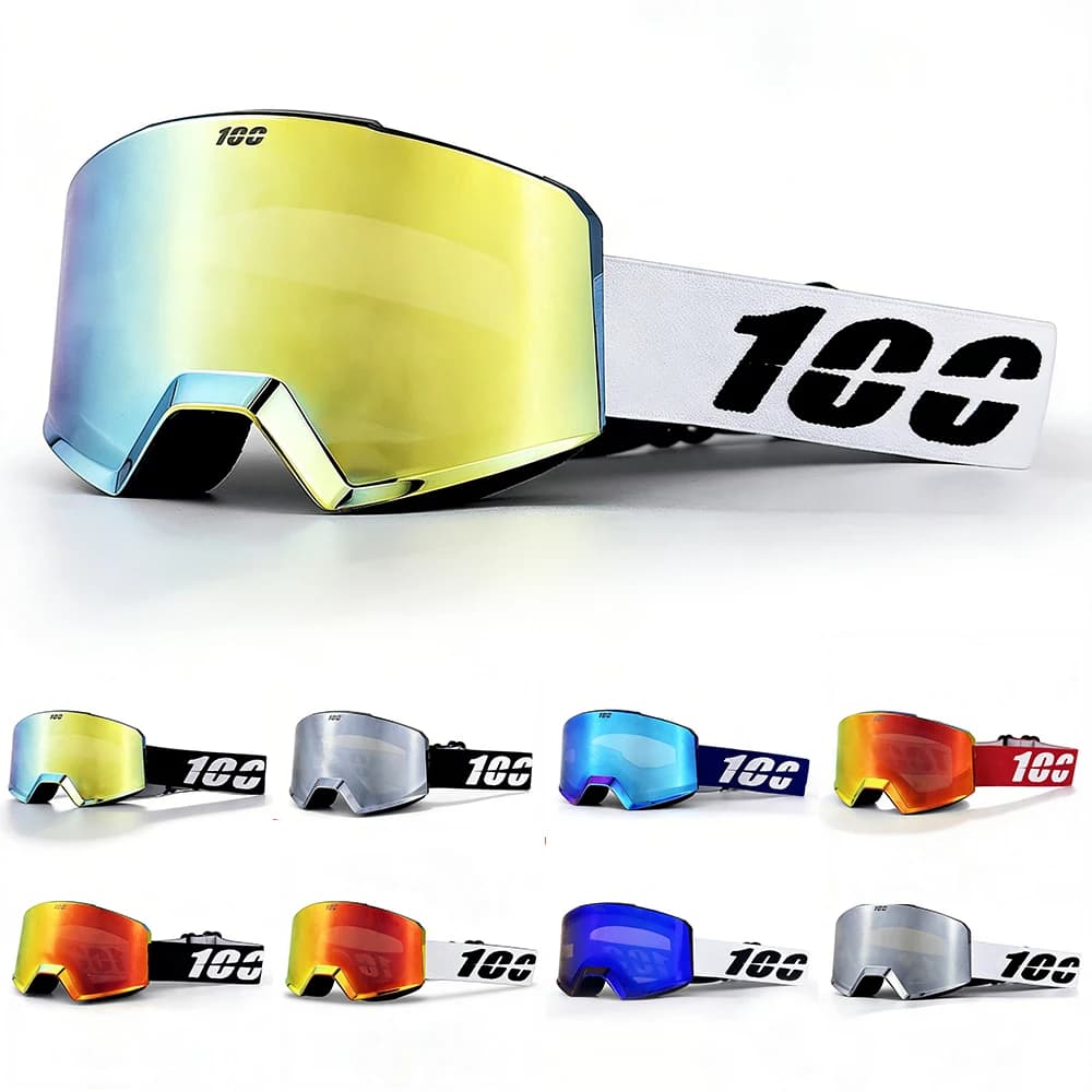 Winter windproof skateboarding skiing goggles Outdoor sports protective eyewear Ski dustproof cycling glasses Framed sunglasses