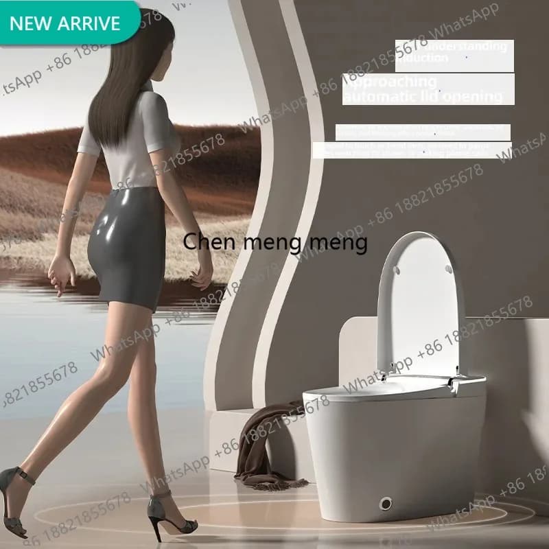 Y183 Waterproof Mobile Cleaning Remote Control Automatic Intelligent Toilet Wholesale Power Failure Flushing IPX4 Smart Toilet