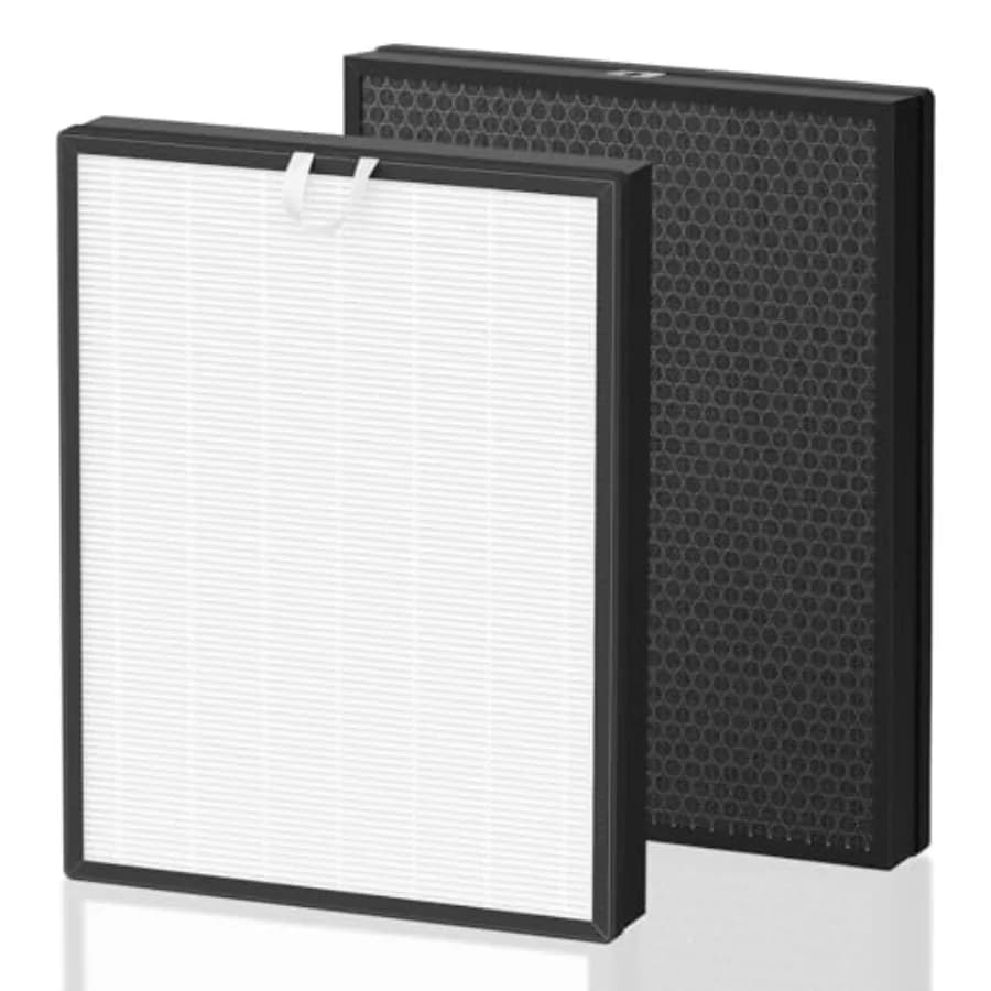 Filtro di ricambio EverestAir compatibile con purificatore d'aria Levoit EverestAir-P 3 in 1 HEAP con filtro a carbone attivo per Hom