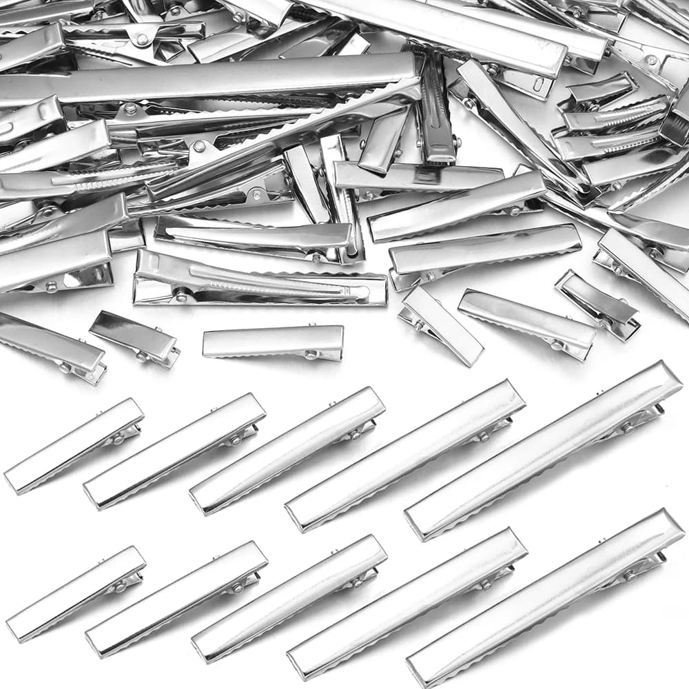 20-50 pezzi fermagli per capelli in metallo coccodrillo ferro forcine piatte a becco d'anatra per le donne ragazza gioielli fai da te fermagli per capelli ornamento accessori per capelli