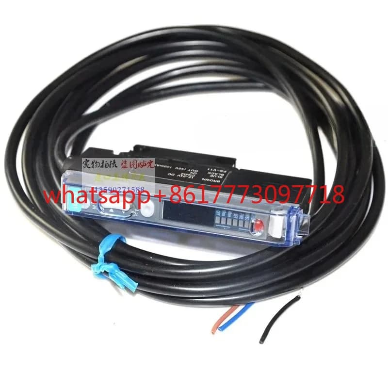 Sensore Amplificatore a Fibra Ottica con Display Digitale Singolo FS-V11, Interruttore Optoelettronico a Riflessione Diffusa