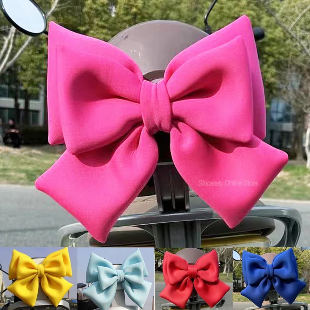 Multicolor motorcycle helmet decoration knot butterfly bike bike skiling helmet Decor stickers Styling for women Cosplay