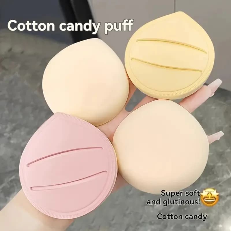 1/5 Pieces Spugnette Extra Big Water Drop Trick, Bagnated and Dry Use, Cosmetic Sponges for Fondotinta and Corrector