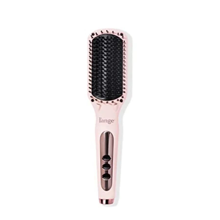 Spazzola Lisciante Le Vite, Strumento Riscaldato per Capelli per un Look Liscio e Controllato, Spazzola Lisciante a Doppia Tensione per un Lisciare Senza Sforzo