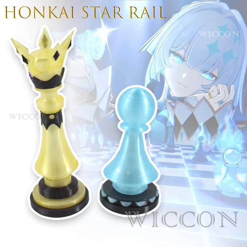 Honkai Star Rail Cerydra Pezzo degli scacchi Timbro Cosplay Prop Personaggio anime Accessorio Decorazione Paesaggio da giardino quadrato