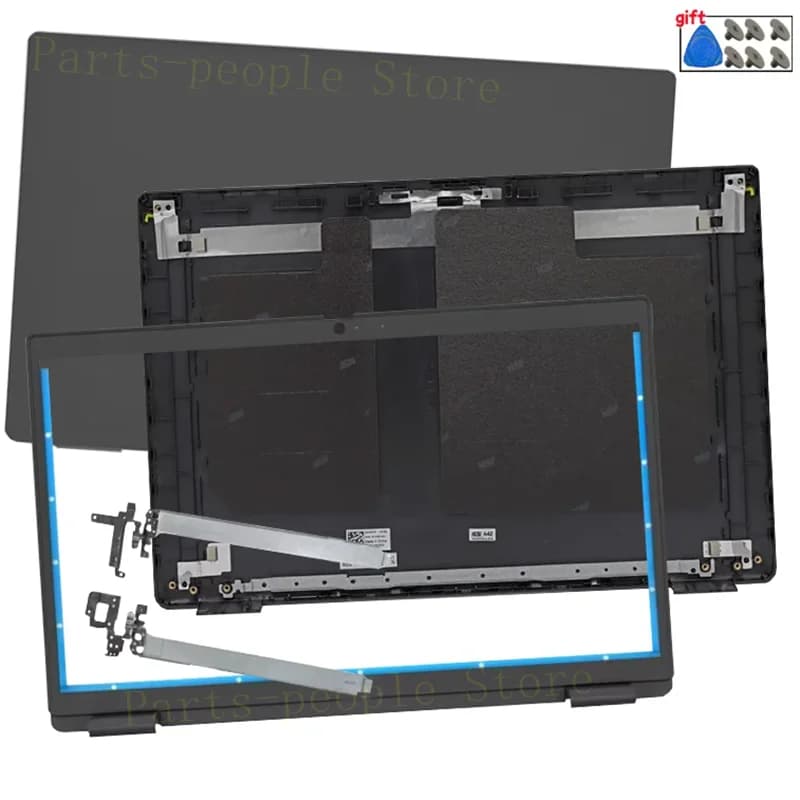 Notebook Parts For Latitude 15 E3520 3520 Screen LCD Back Cover Front Bezel Hinges 017XCF 0H5YMR 0X5CF4