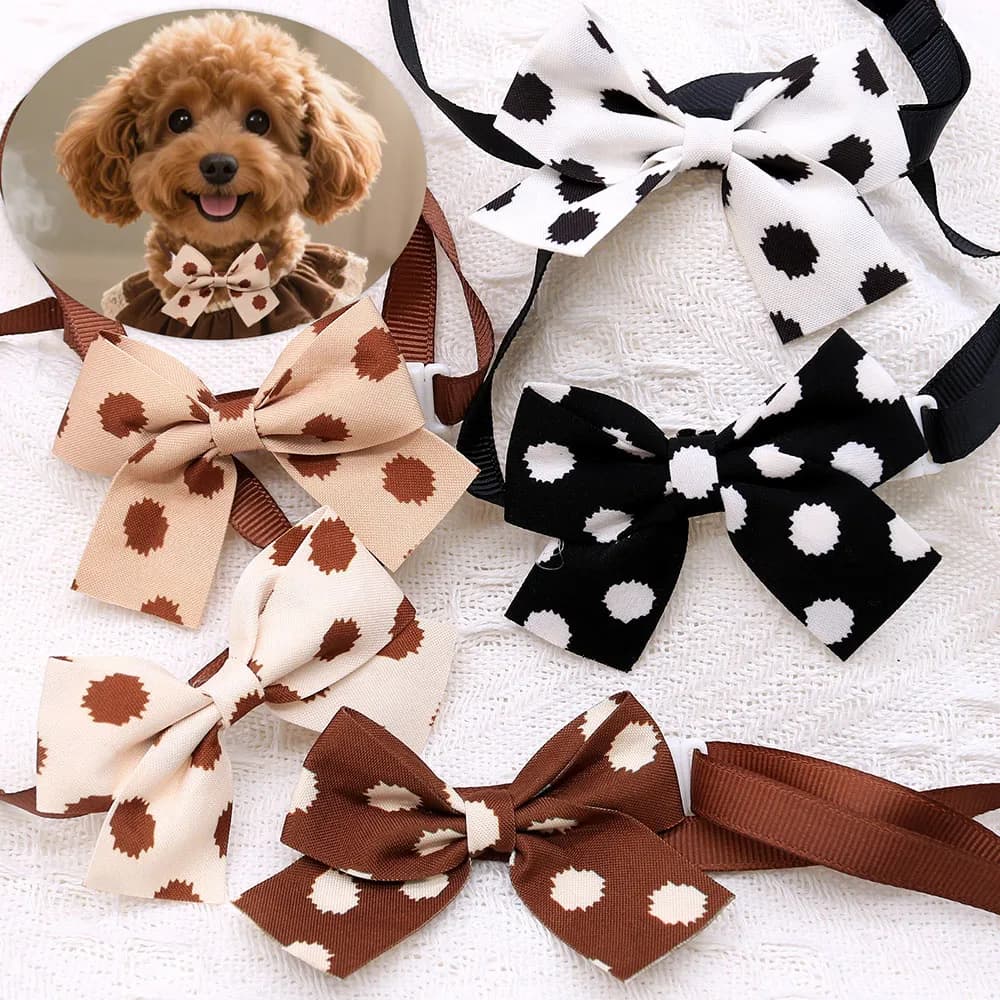 30 pezzi sfusi papillon per cani da compagnia squisita moda toelettatura per animali domestici per cuccioli di cane papillon cravatte piccola decorazione per toelettatura di cani e gatti