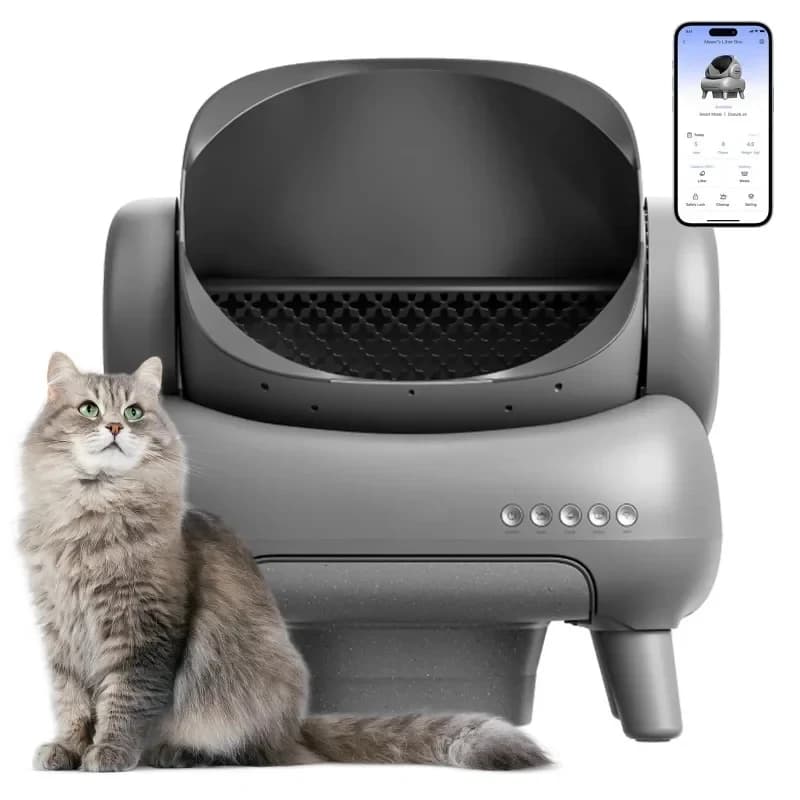 Lettiera per Gatti Automatica Intelligente 2026, Grande, Silenziosa, Elimina Odori, Controllo App, Autopulente