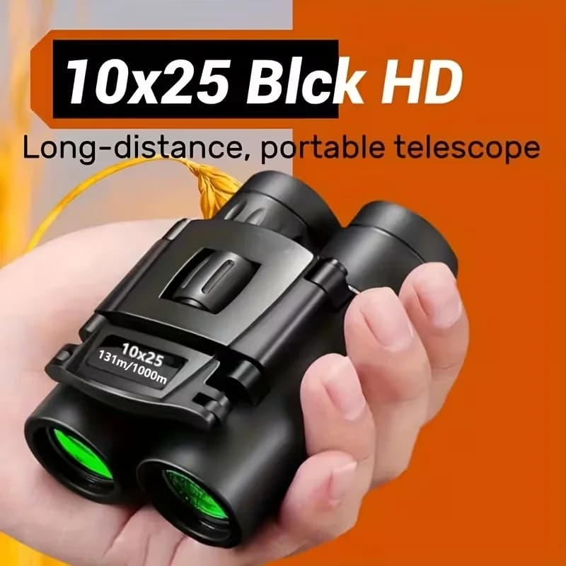 New - Outdoor 10x25 Binoculars, for Camping, Fishing, Hiking, Bird Watching, Concerts, and Sporting Events, Hiking Gear