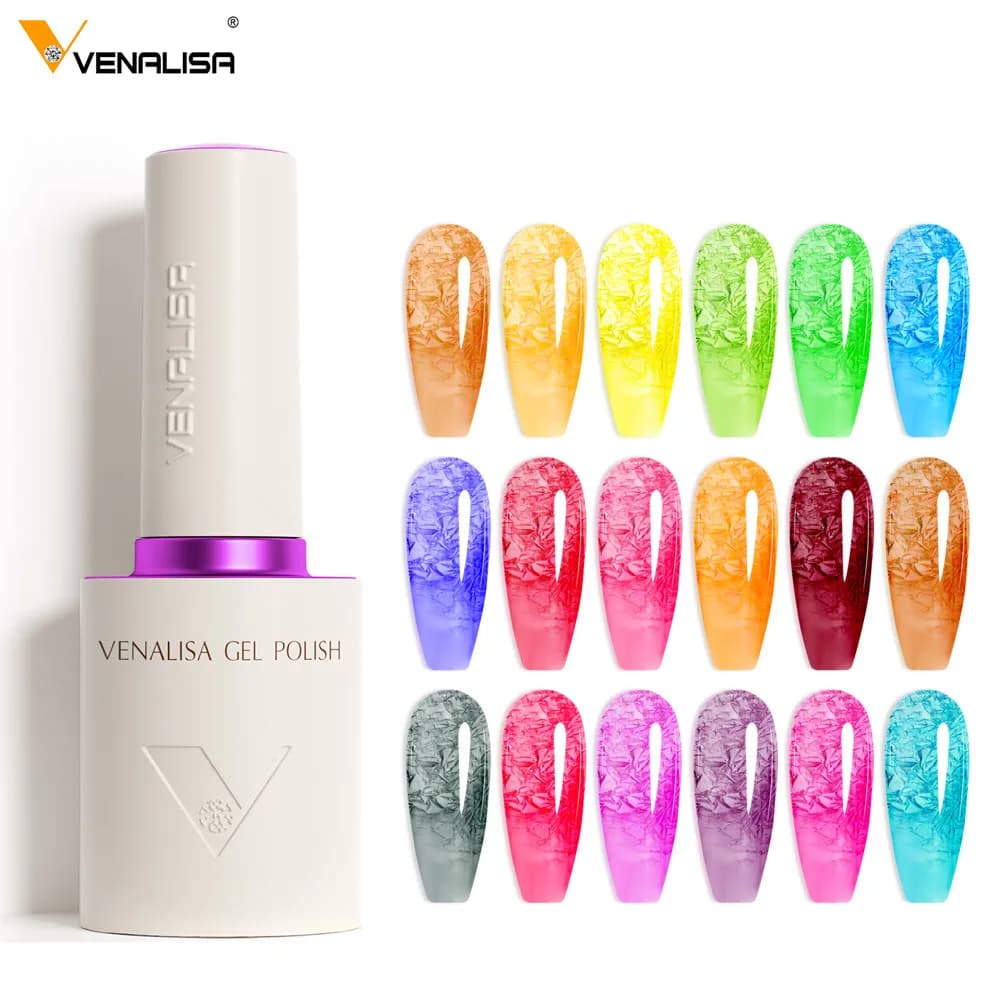 Smalto gel per unghie Venalisa10ml Hema TPO Free Gelatina vegana Cristallo Ultra Diamante Effetto vetro Semi permanente Soak Off Vernice UV LED