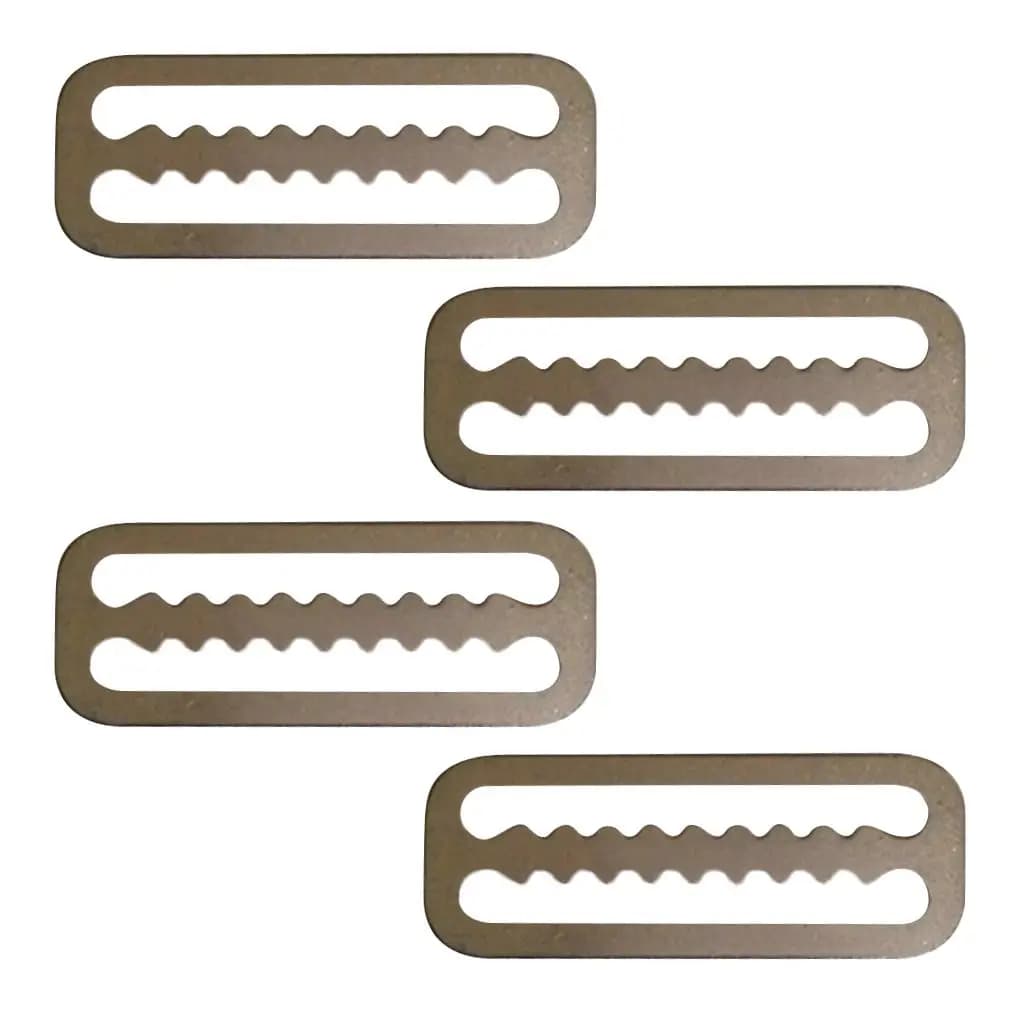 Stainless Steel Weight Belt Keeper Retainer for Diving Webbing Snorkeling Stop Scuba Tech Accessory Silver 2 Inch