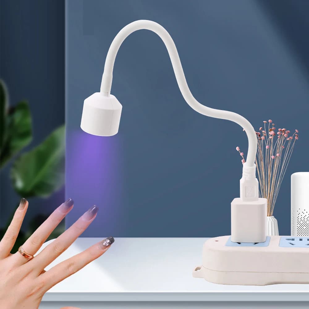 YIKOOLIN Lampade per polimerizzazione smalto UV Lampada per unghie a collo di cigno Smalto per unghie in gel Luce UV per strumenti artistici per polimerizzazione smalto gel