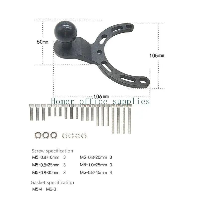 K43B Gas per regolabile universale per supporto per serbatoio GPS Staffa per fotocamera del telefono montaggio per
