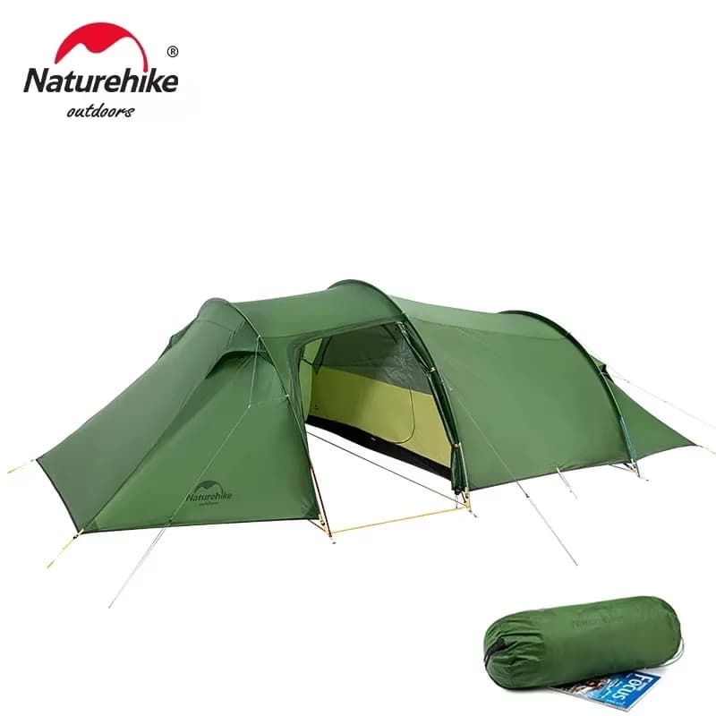Naturehike Opalus 2 3 4 Tent 2 3 4 persons Trekking Tent 4 seasons Travel Tent for ultralight families 20D waterproof camping tent